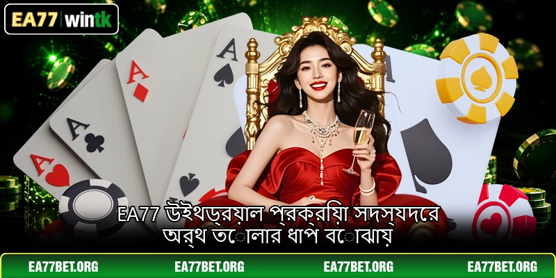 EA77 উইথড্রয়াল প্রক্রিয়া সদস্যদের অর্থ তোলার ধাপ বোঝায়
