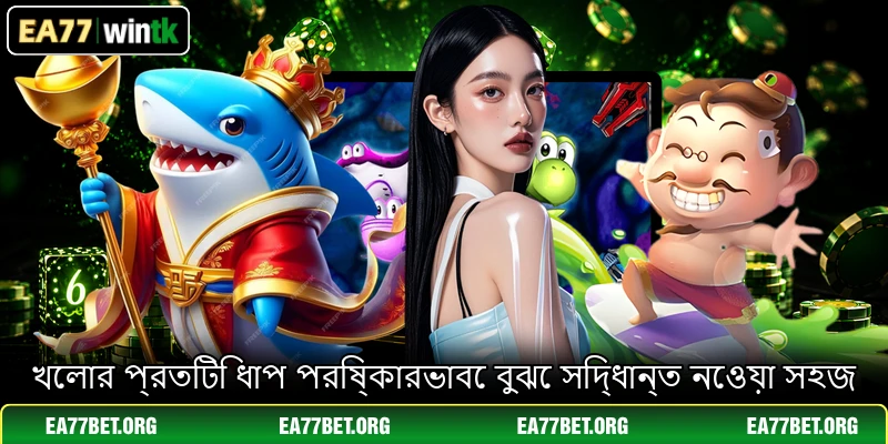 খেলার প্রতিটি ধাপ পরিষ্কারভাবে বুঝে সিদ্ধান্ত নেওয়া সহজ