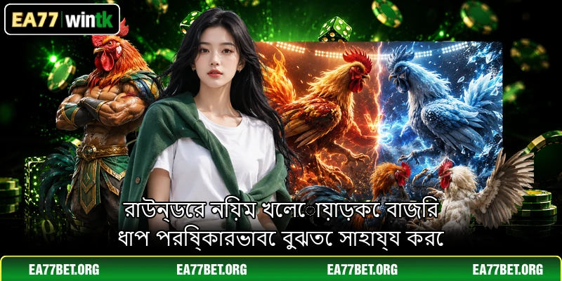 রাউন্ডের নিয়ম খেলোয়াড়কে বাজির ধাপ পরিষ্কারভাবে বুঝতে সাহায্য করে